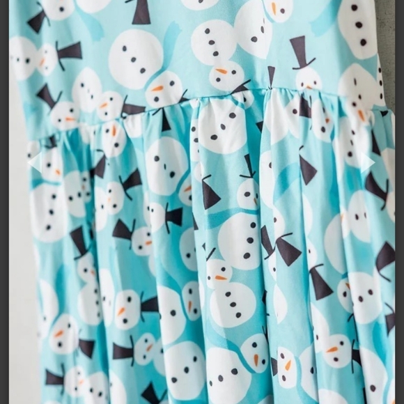 Charlie's project snowman twirl dress - Picture 4 of 6